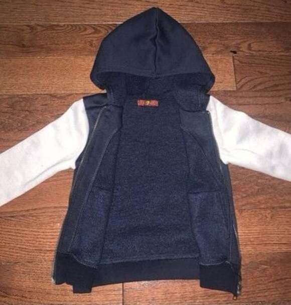 7 For All Mankind Toddler Boy Hoodie Gray Size 24M - Picture 3 of 4